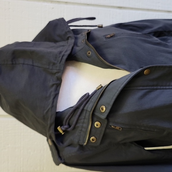 Eden Society Jackets & Blazers - EDEN SOCIETY Women's Holly Contrast Hood Cargo  Jacket Dark Gray Utility